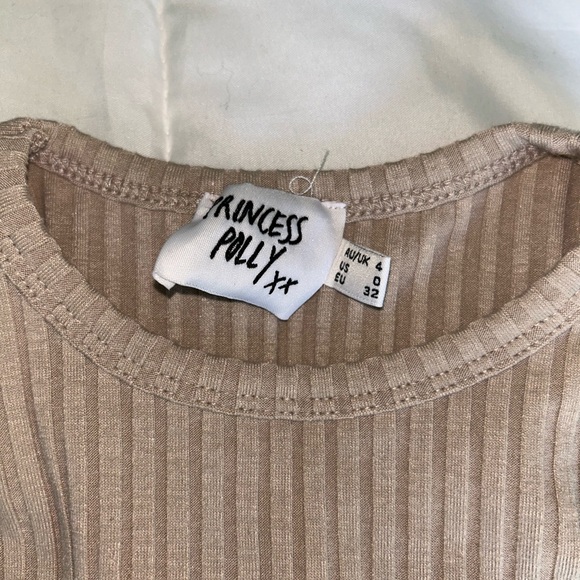 Princess Polly Tan Ribbed Set - Picture 3 of 3